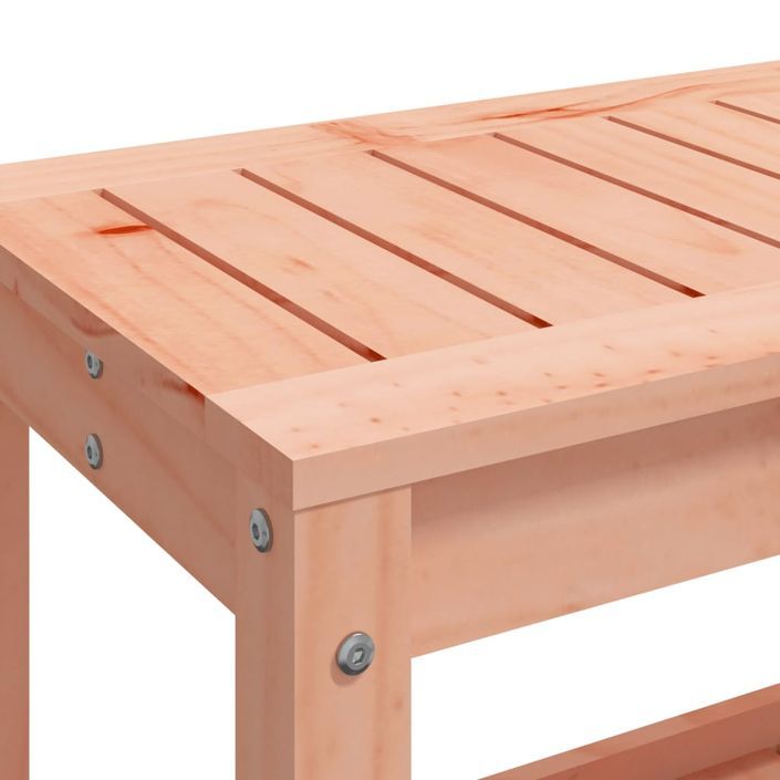 Banc de jardin 82,5x35x45 cm bois massif Douglas - Photo n°7