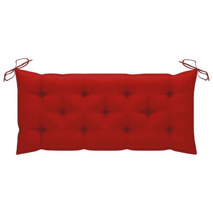 Banc de jardin avec coussin 120 cm Bambou 25 - Photo n°8