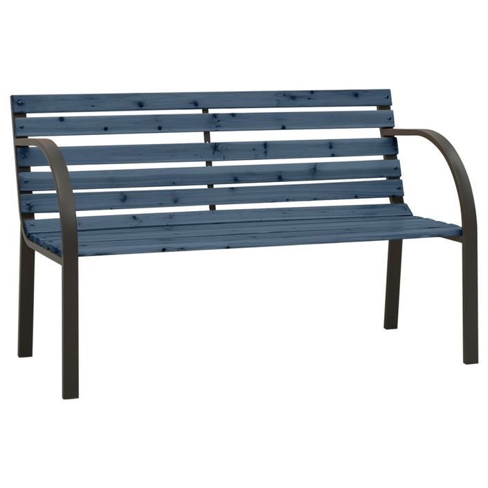 Banc de jardin pour enfants 81 cm Bois de pin chinois Gris - Photo n°1