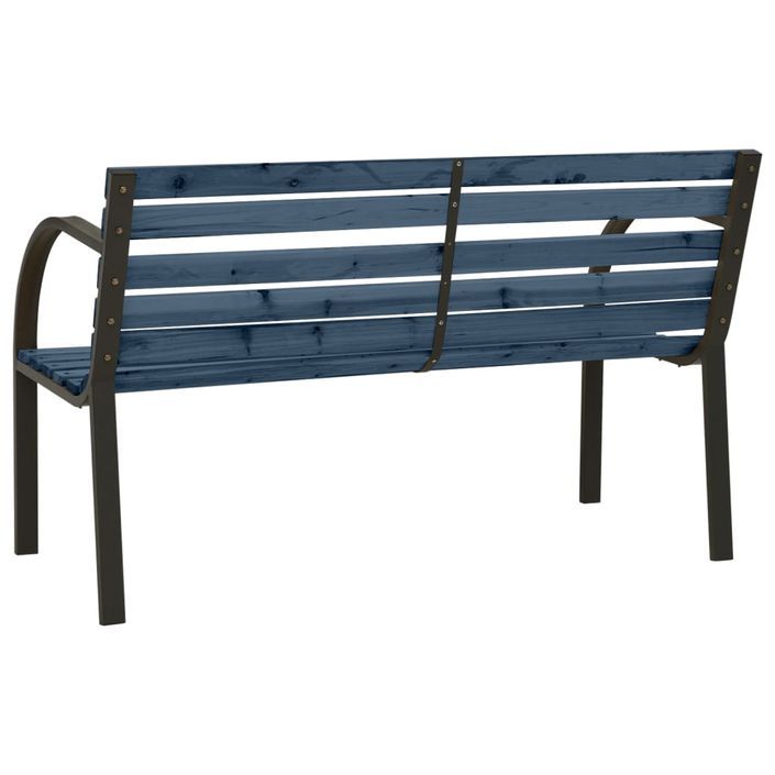 Banc de jardin pour enfants 81 cm Bois de pin chinois Gris - Photo n°4