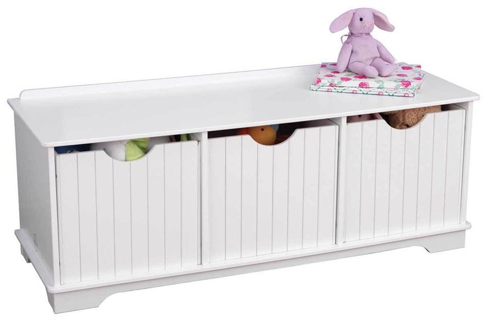 Banc de rangement blanc Kidkraft 14564 - Photo n°1