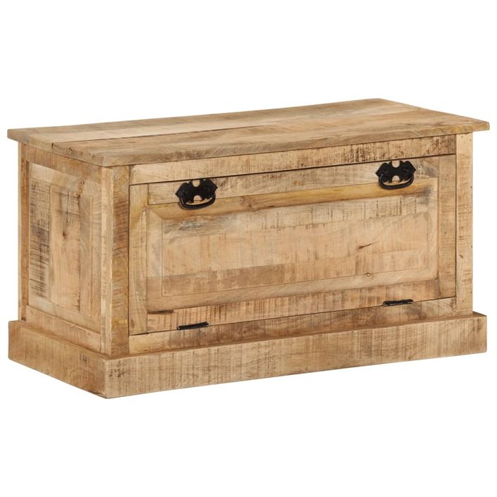 Banc de rangement de chaussures 85x40x45 cm Bois de manguier - Photo n°1