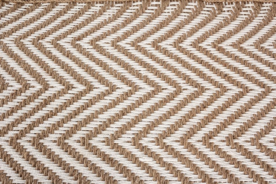 Banc en bois de sheesham et corde coton blanc Katy L 176 cm - Photo n°5