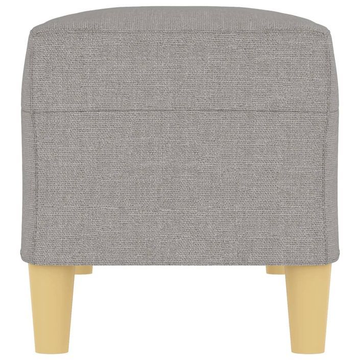 Banc Gris clair 100x35x41 cm Tissu - Photo n°4