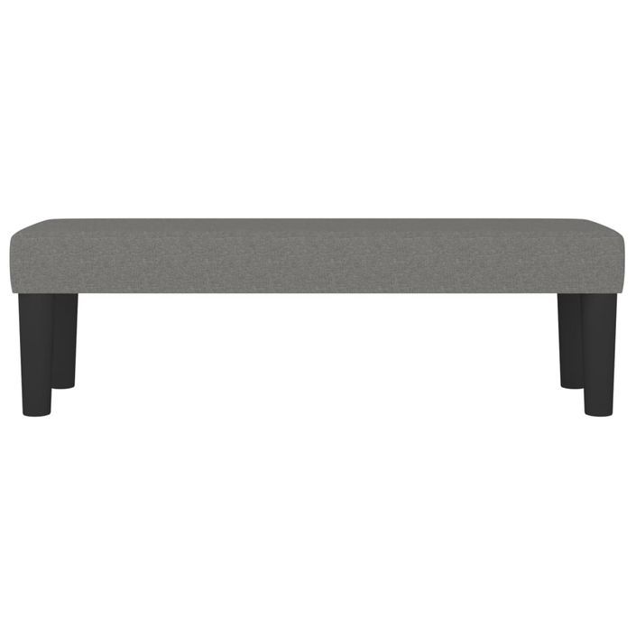 Banc Gris foncé 100x30x30 cm Tissu - Photo n°3