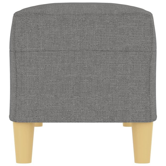 Banc Gris foncé 100x35x41 cm Tissu - Photo n°4