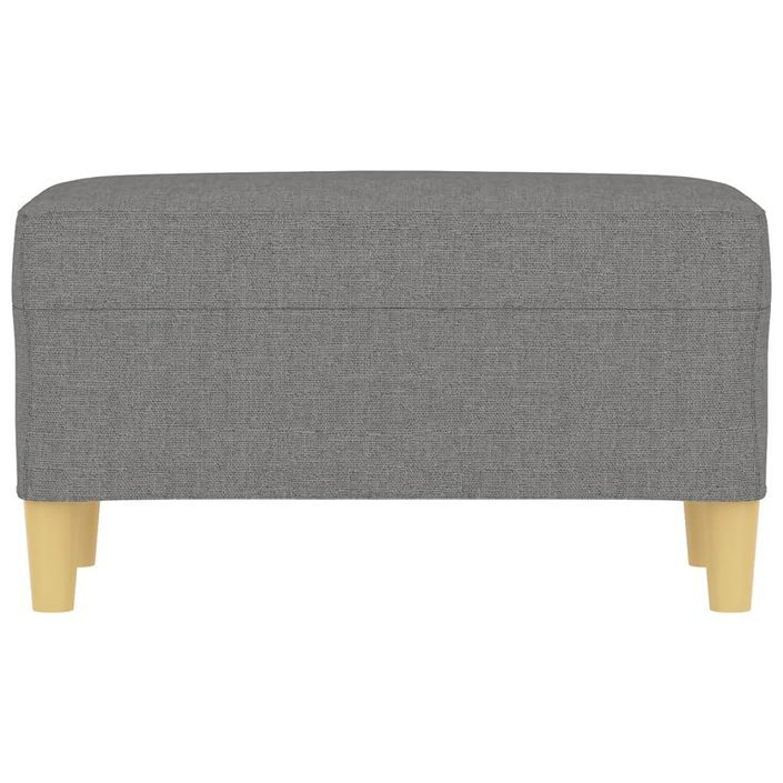 Banc Gris foncé 70x35x41 cm Tissu - Photo n°3