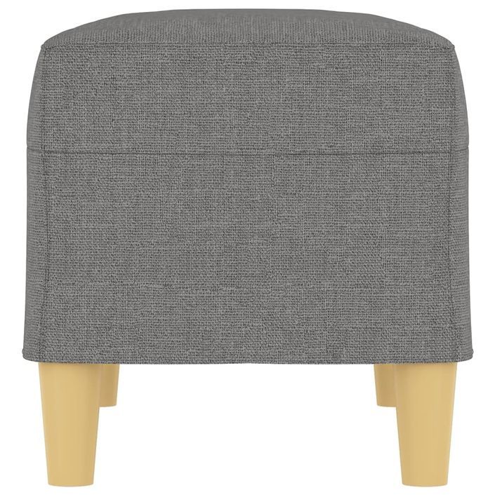 Banc Gris foncé 70x35x41 cm Tissu - Photo n°4