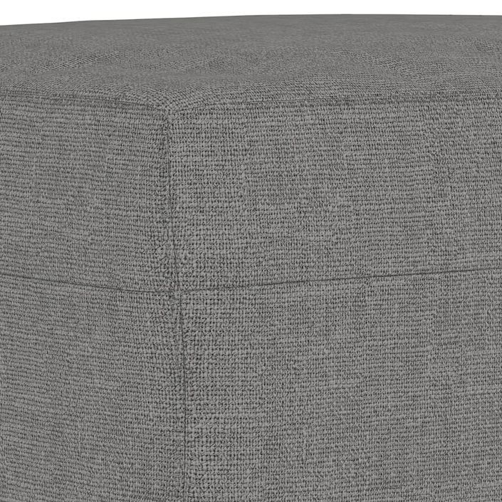 Banc Gris foncé 70x35x41 cm Tissu - Photo n°5