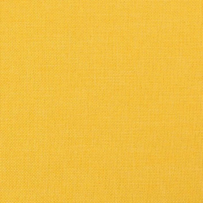 Banc Jaune clair 100x35x41 cm Tissu - Photo n°6