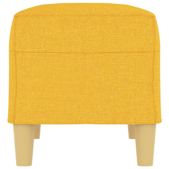 Banc Jaune clair 70x35x41 cm Tissu - Photo n°4