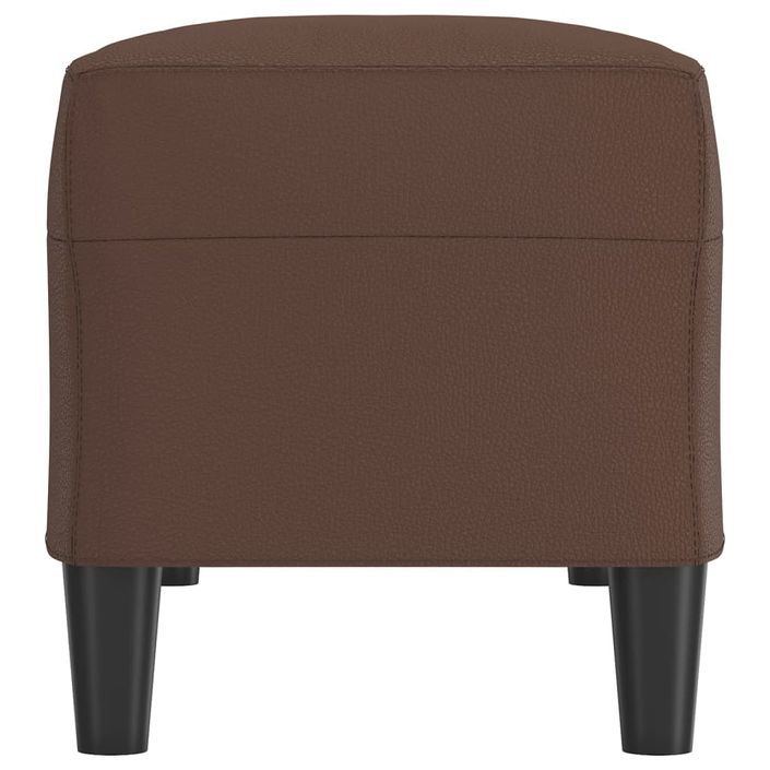 Banc Marron 100x35x41 cm Similicuir - Photo n°4