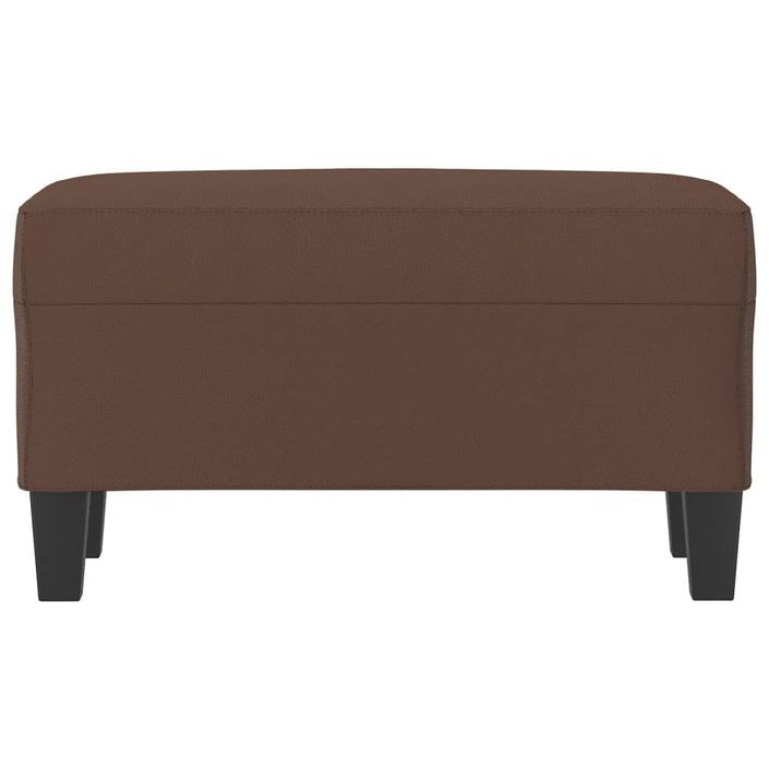 Banc Marron 70x35x41 cm Similicuir - Photo n°3