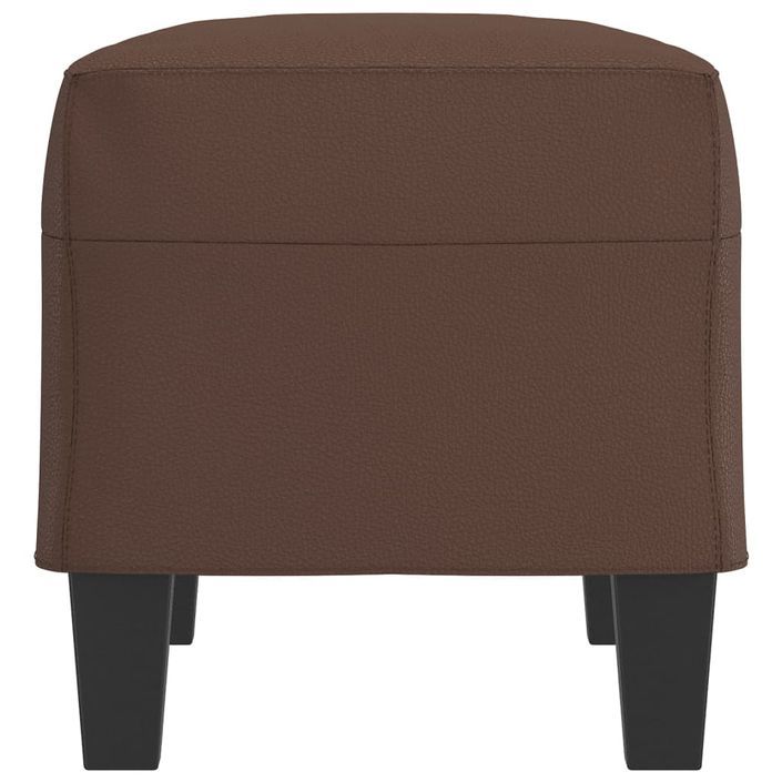 Banc Marron 70x35x41 cm Similicuir - Photo n°4