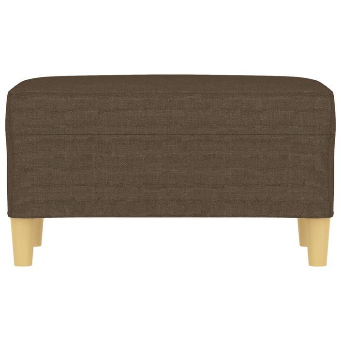 Banc Marron 70x35x41 cm Tissu - Photo n°3