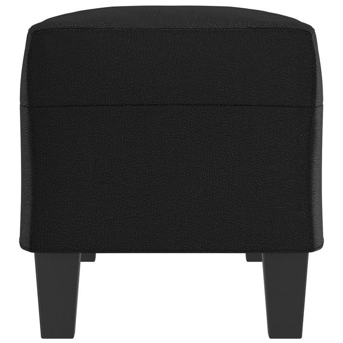 Banc Noir 100x35x41 cm Similicuir - Photo n°4