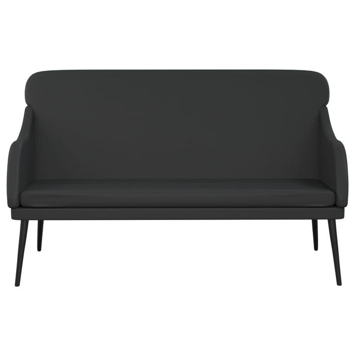 Banc Noir 110x76x80 cm Similicuir - Photo n°3