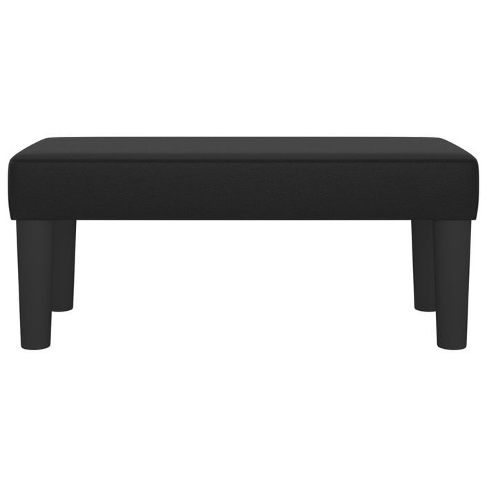 Banc Noir 70x30x30 cm Similicuir - Photo n°3