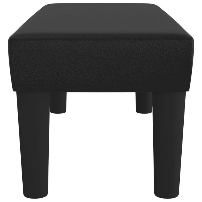 Banc Noir 70x30x30 cm Similicuir - Photo n°4