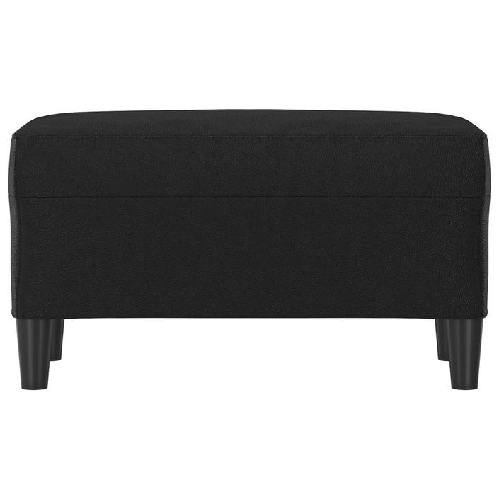 Banc Noir 70x35x41 cm Similicuir - Photo n°3