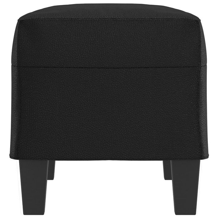 Banc Noir 70x35x41 cm Similicuir - Photo n°4