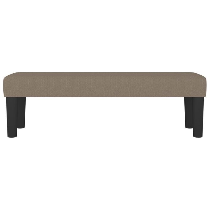 Banc Taupe 100x30x30 cm Tissu - Photo n°3