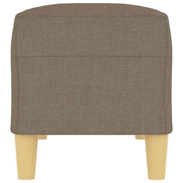 Banc Taupe 100x35x41 cm Tissu - Photo n°4