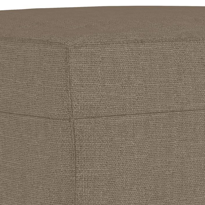 Banc Taupe 100x35x41 cm Tissu - Photo n°5