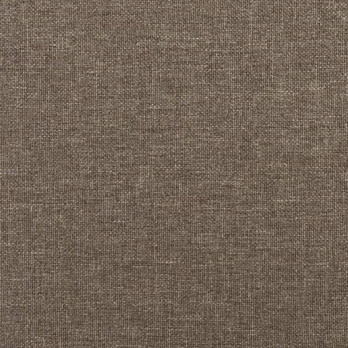 Banc Taupe 100x35x41 cm Tissu - Photo n°6