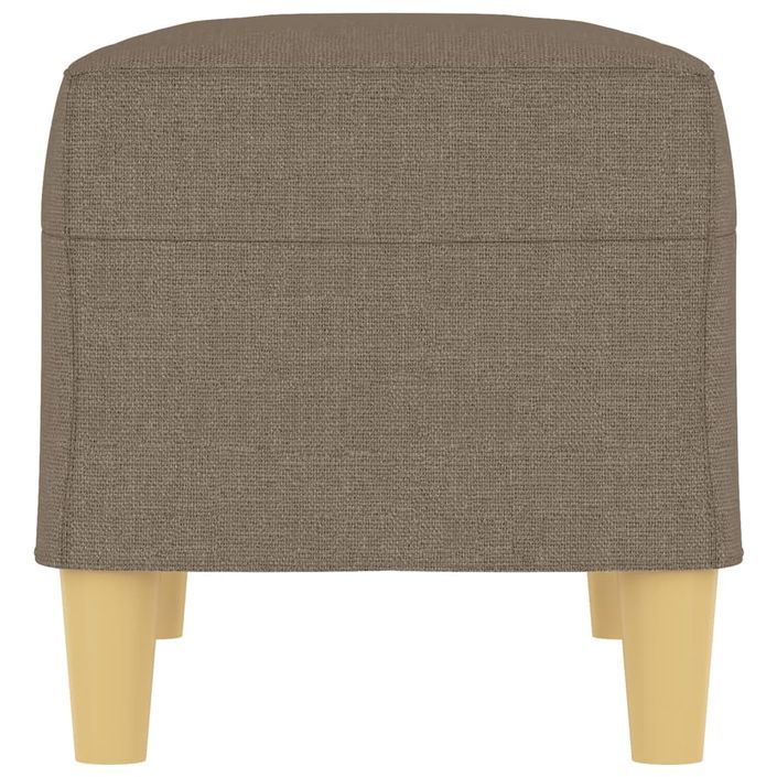 Banc Taupe 70x35x41 cm Tissu - Photo n°4