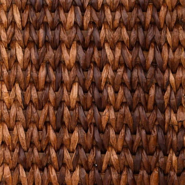 Bancs de rangement 2 pcs avec coussin marron 69 cm quenouille - Photo n°6
