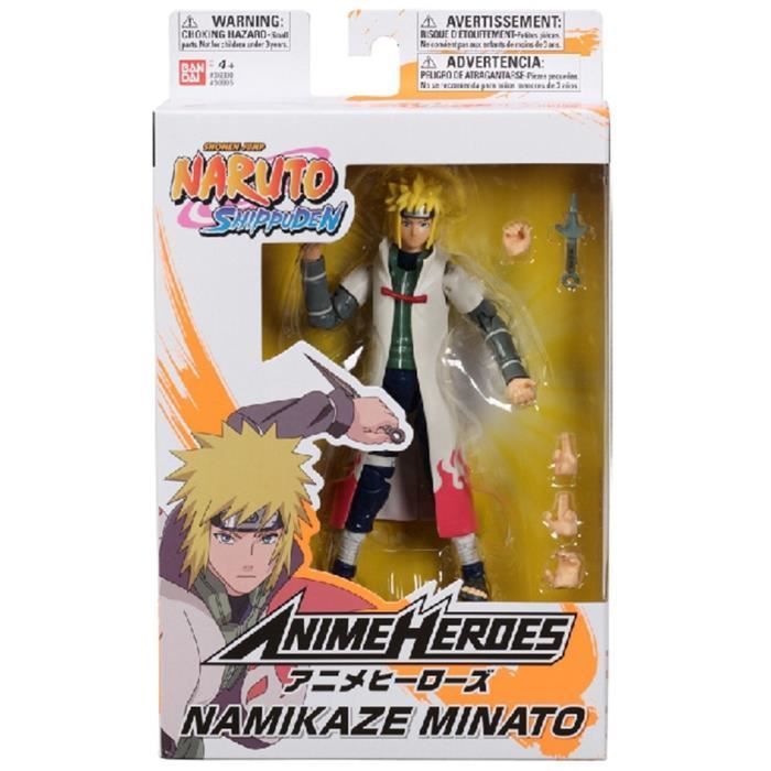 BANDAI Anime Heroes - Naruto Shippuden - Figurine Anime heroes 17 cm - Namikaze Minato - Photo n°5