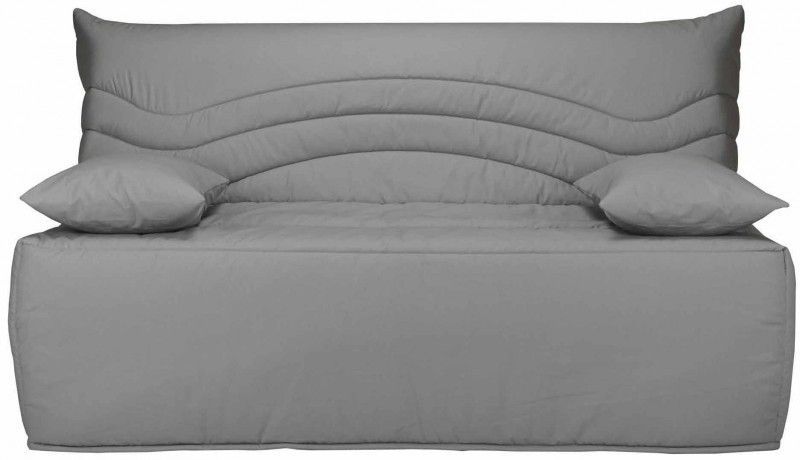 Banquette BZ microfibre 160x200 cm avec coffre Matelas Starconfort 12 cm Brioca - Photo n°1