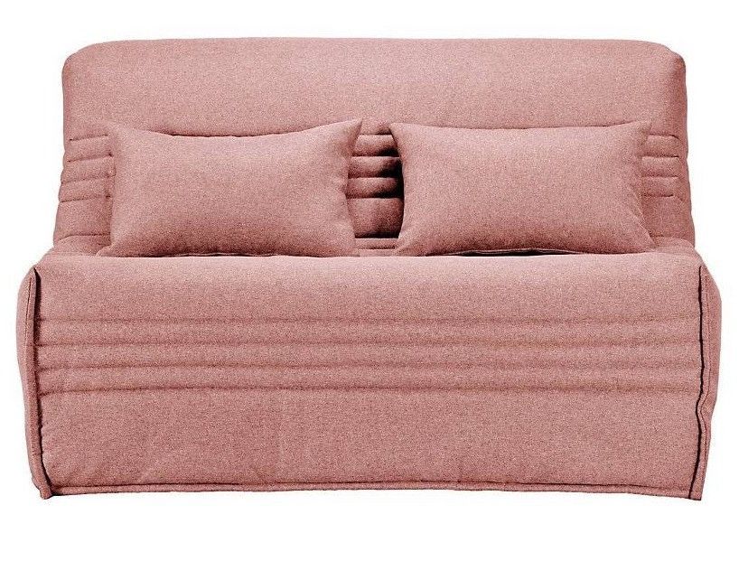 Banquette BZ tissu 140x200 cm matelas Bultex 15 cm Celia - Photo n°1