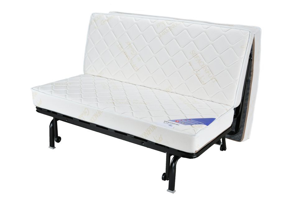 Banquette BZ tissu matelas Bultex 12 cm 140x190 cm Bounty - Photo n°12