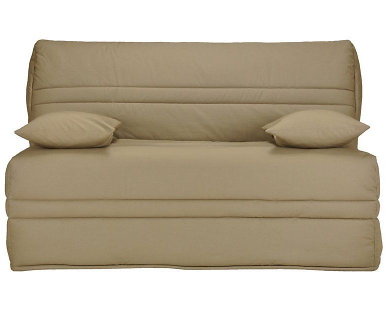 Banquette BZ tissu matelas Bultex 15 cm Barnes 140x200 cm - Photo n°1