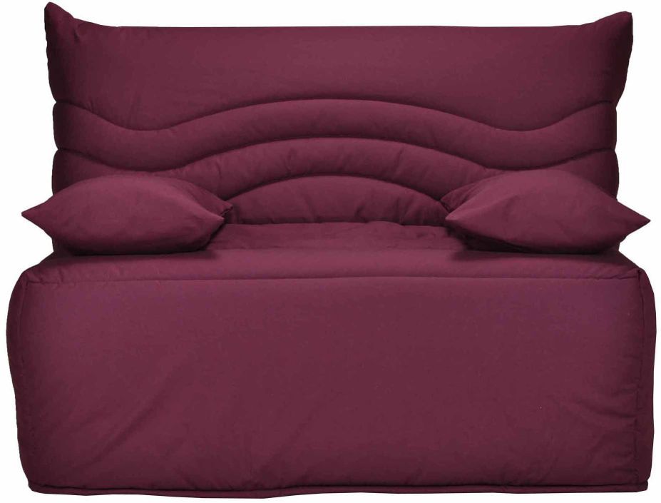 Banquette BZ tissu matelas Sofaconfort 12 cm Brioca - Photo n°1