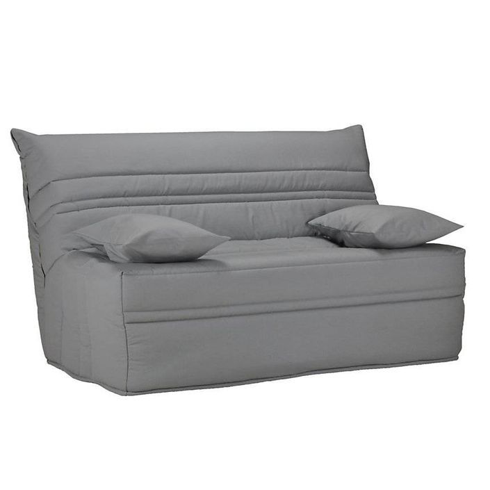 Banquette BZ tissu matelas Sofaconfort 9 cm Optale 143 cm - Photo n°2