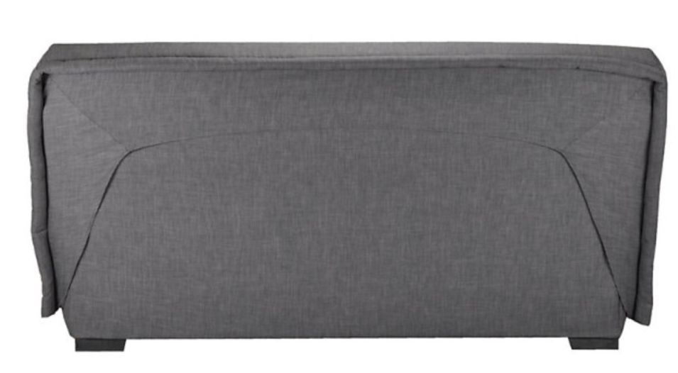 Banquette Clic-clac tissu 130x190 cm matelas Bultex 14 cm avec rangement Boky - Photo n°6