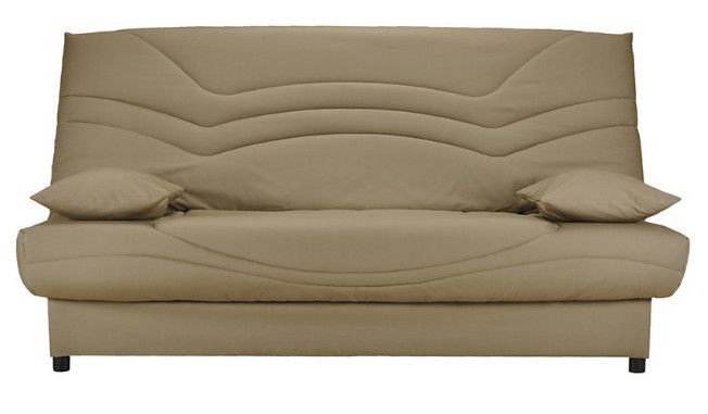 Banquette Clic Clac tissu matelas Starbed 13 cm avec coffre de rangement Kistar 130x190 cm - Photo n°3