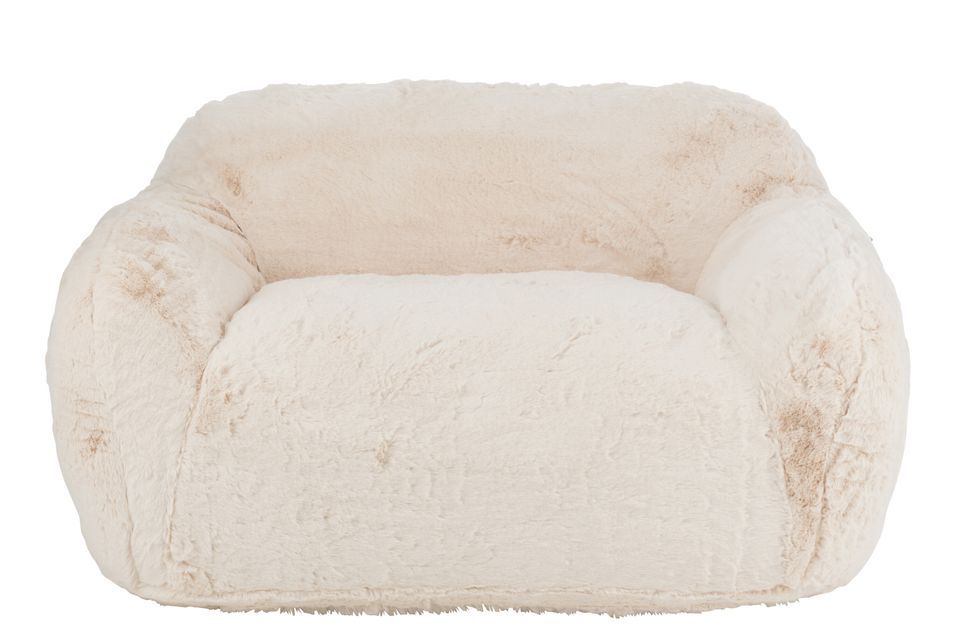 Banquette design Kuty 152 cm - Luxe et douceur avec effet peluche - Photo n°2