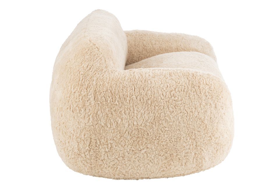 Banquette design Kuty 152 cm - Luxe et douceur avec effet peluche - Photo n°3