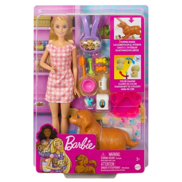 Barbie - Barbie Naissance Des Chiots - Poupée - Photo n°2