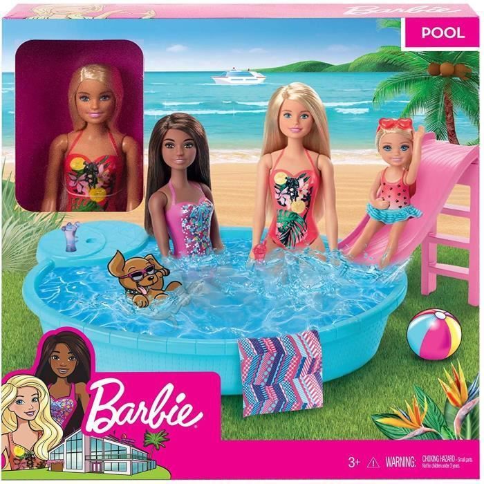 BARBIE Mobilier Barbie et sa Piscine - Photo n°5