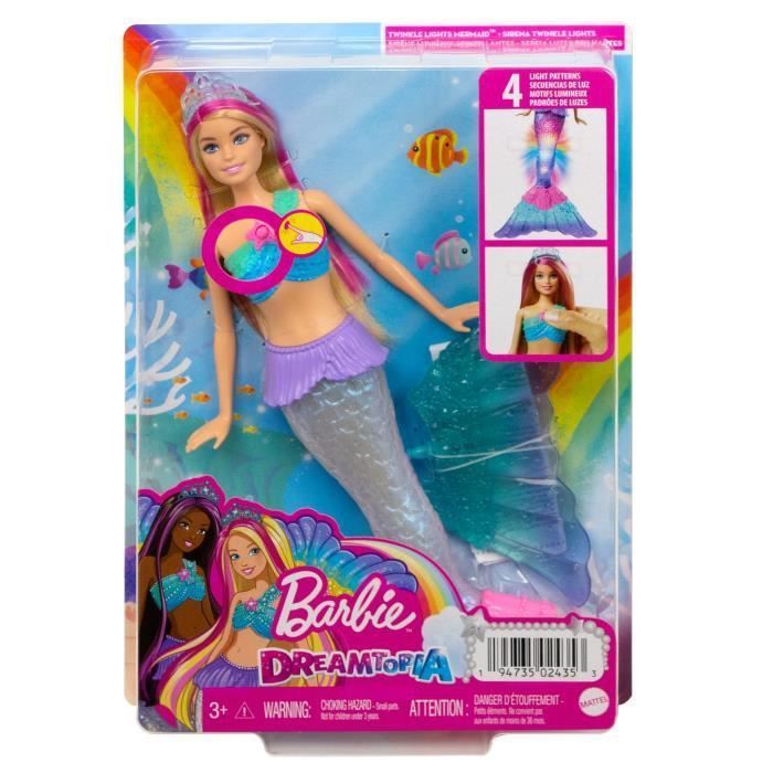 Barbie - Sirene Lumieres De Reve - Poupée - Photo n°2