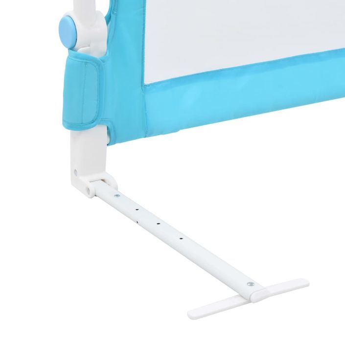 Barrière de sécurité de lit enfant Bleu 120x42 cm Polyester - Photo n°6