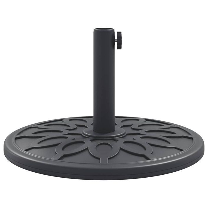 Base de parasol pour mâts Ø38 / 48 mm 12 kg rond - Photo n°5