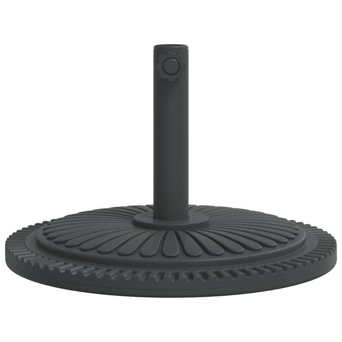 Base de parasol pour mâts Ø38 / 48 mm 12 kg rond - Photo n°4