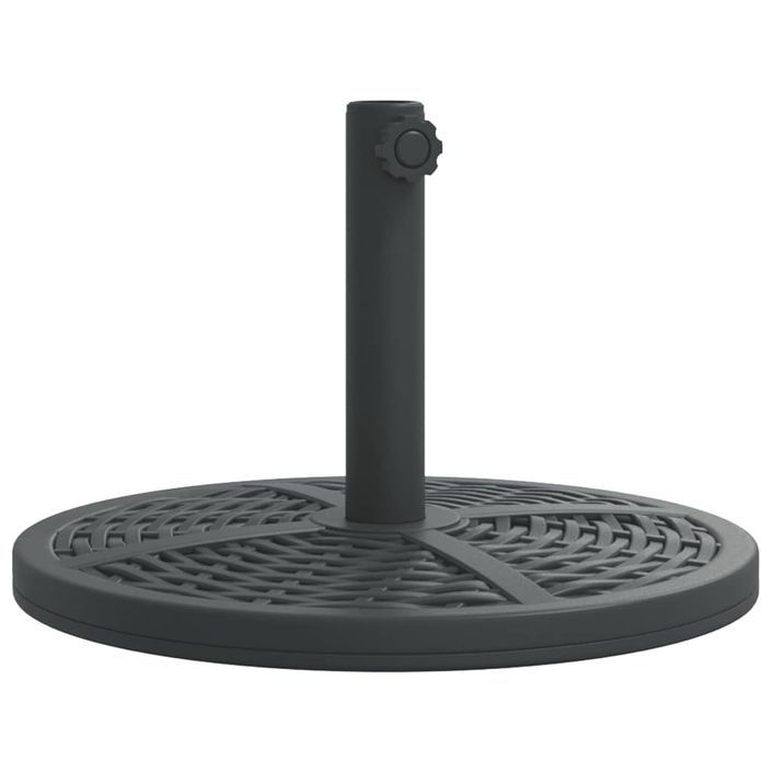 Base de parasol pour mâts Ø38 / 48 mm 12 kg rond - Photo n°2