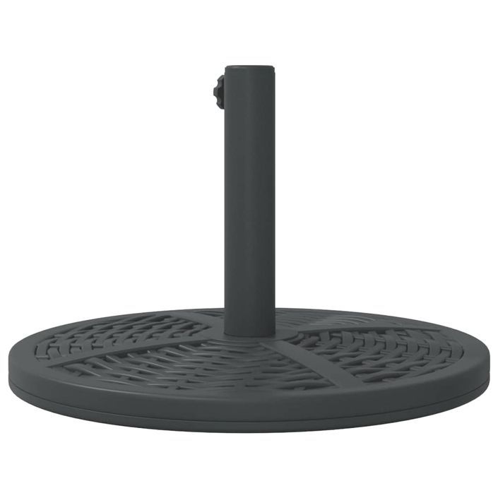 Base de parasol pour mâts Ø38 / 48 mm 12 kg rond - Photo n°6